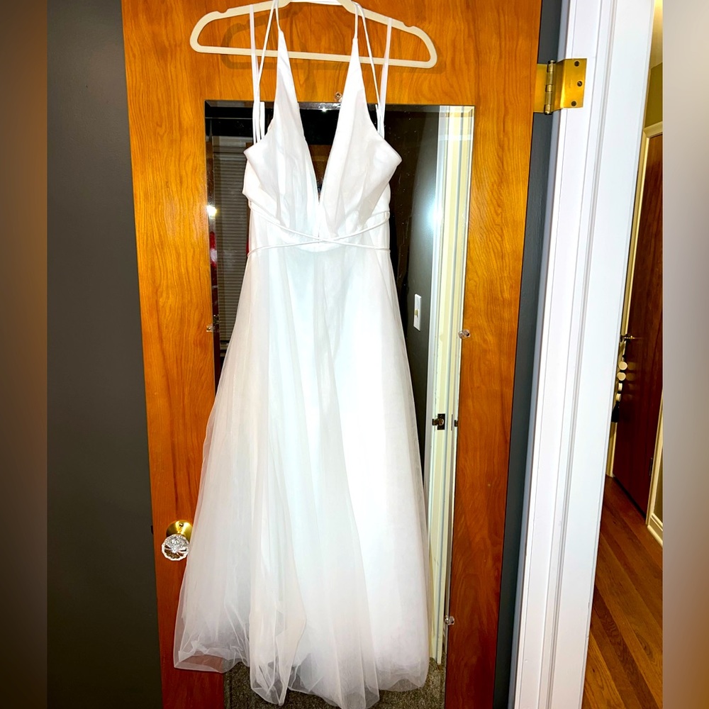 White Tulle Midi Dress - Worn Once for Photoshoot only
